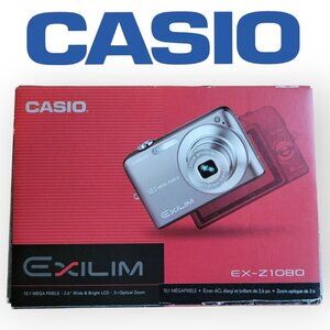 Boxed Casio EXILIM Zoom EX-Z1080 10MP Digital Camera